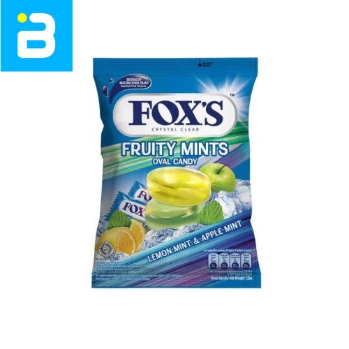 

Permen Fox's Fruity Mints Oval 125G