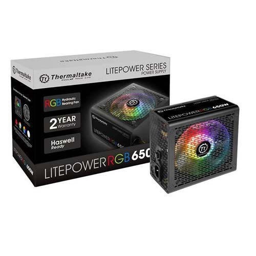PSU ThermalTake LitePower 650W RGB - Power Supply 650Watt RGB