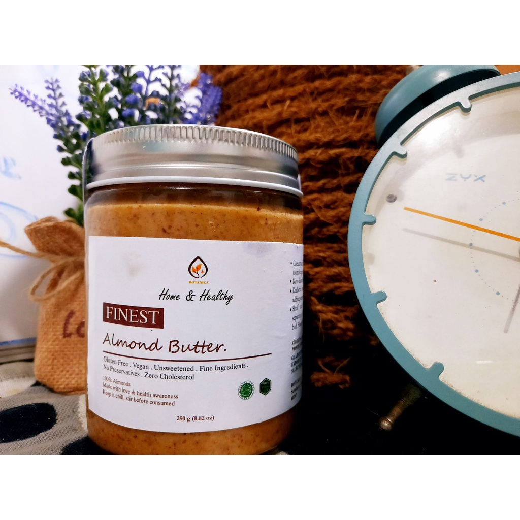 

COD Selai Kacang Almond Botanica 250 gram/Botanica Roasted Almond Butter 250 gram - Unsweetened/Vegan/Gluten Free/Keto Friendly