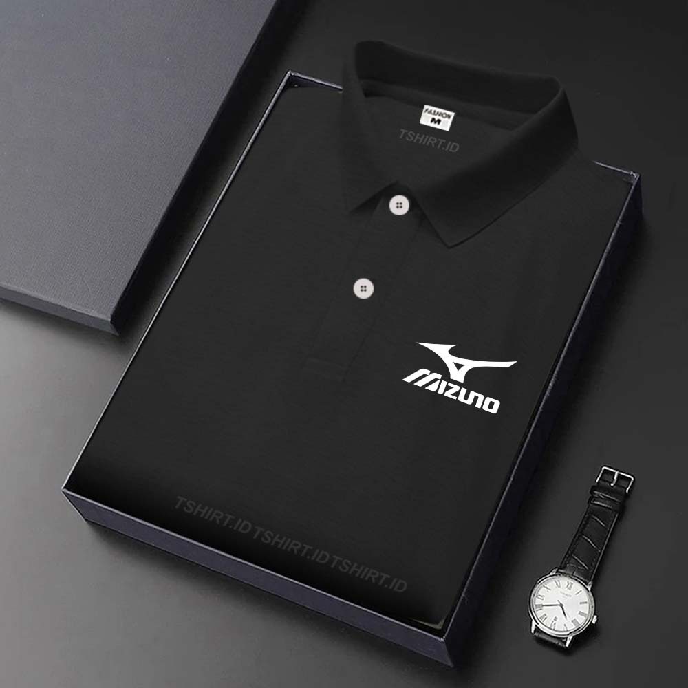 Bisa Cod  Polo Shirt Motif Mizun - O / Polo Shirt Pria / Kaos Kerah Pria / Kaos Polo / Tshirt Pria |