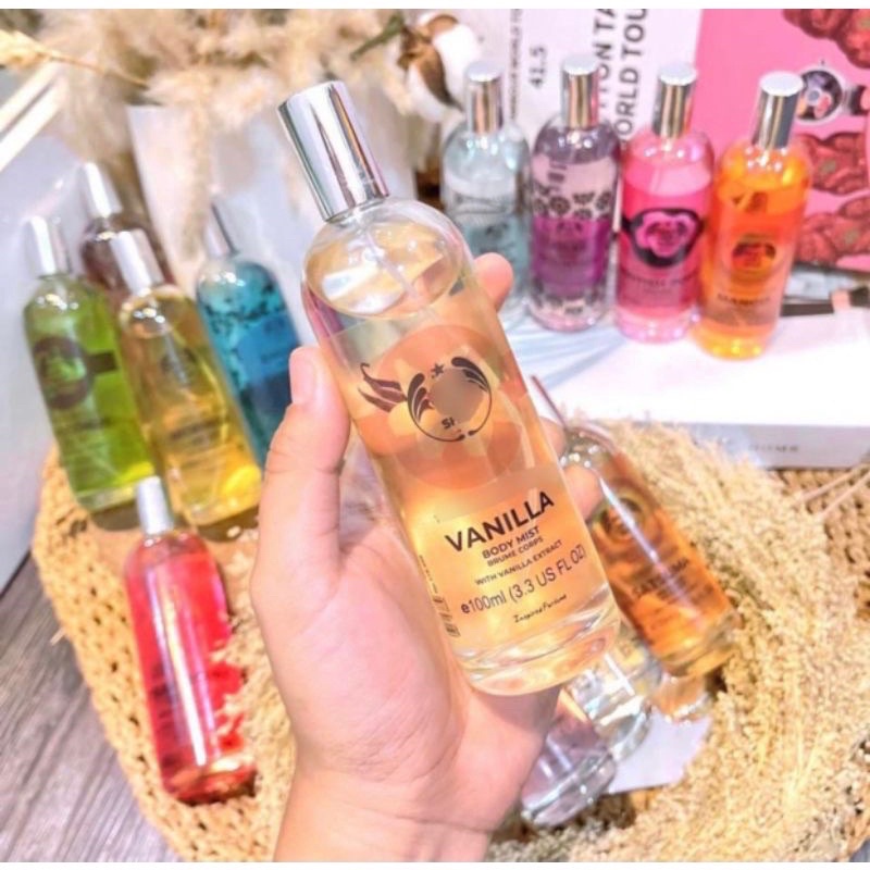 (COD/INSTAN) [ 100 ml ] SHP BODY MIST PARFUME / Parfum Thailand Body Mist Body Spray MInyak Wangi (a