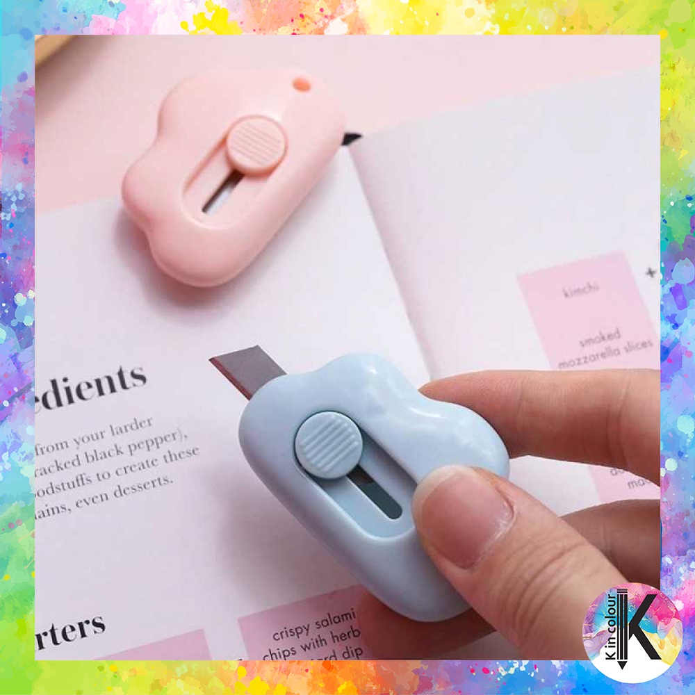 

Pisau Cutter Mini Pemotong Kertas Desain Cloud -BK899