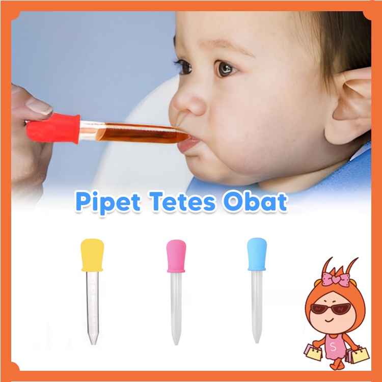Reseller Welcome - 6071 Pipet Tetes Obat Bayi 5 Ml / Feeder Dropper Ukuran 5 Ml / Alat Bantu Minum O