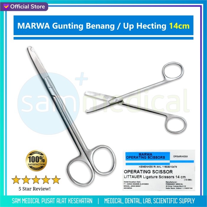 MARWA Gunting Benang / Up Hecting 14cm
