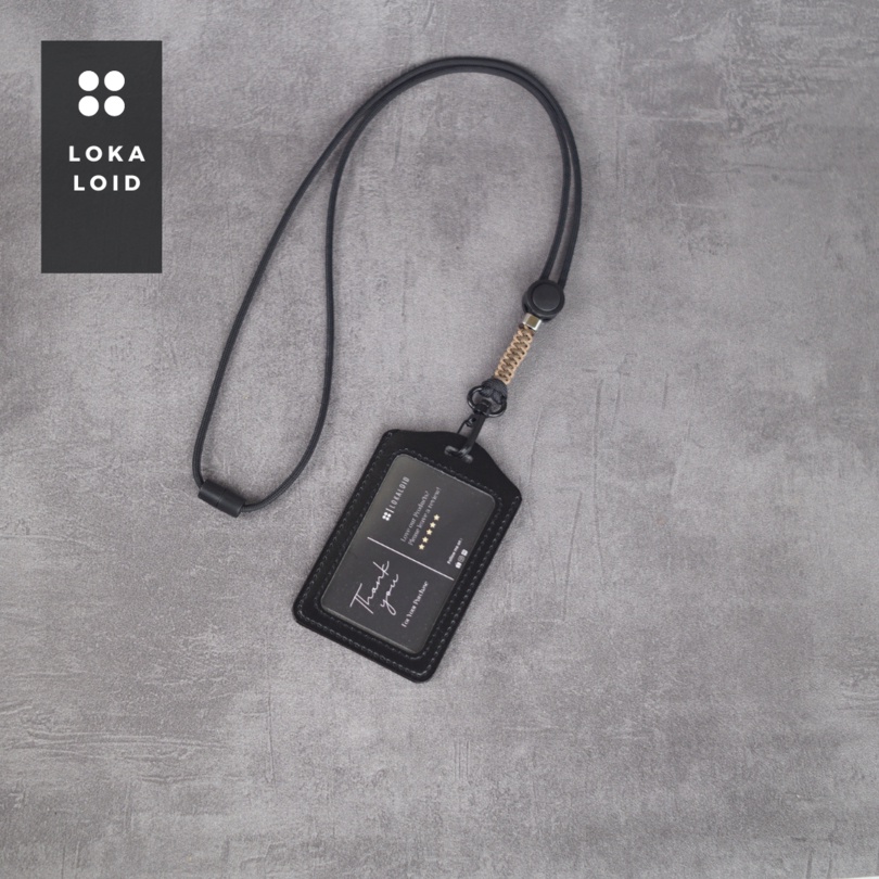 

New Lanyard Paracord Batik Series Id Card Holder Tali Gantungan Name Tag Original by Lokaloid