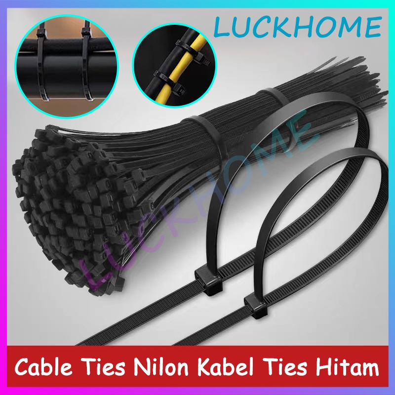 

Pengikat Kabel 10CM 20CM 30CM Kabel Tis Kabel Ties Hitam