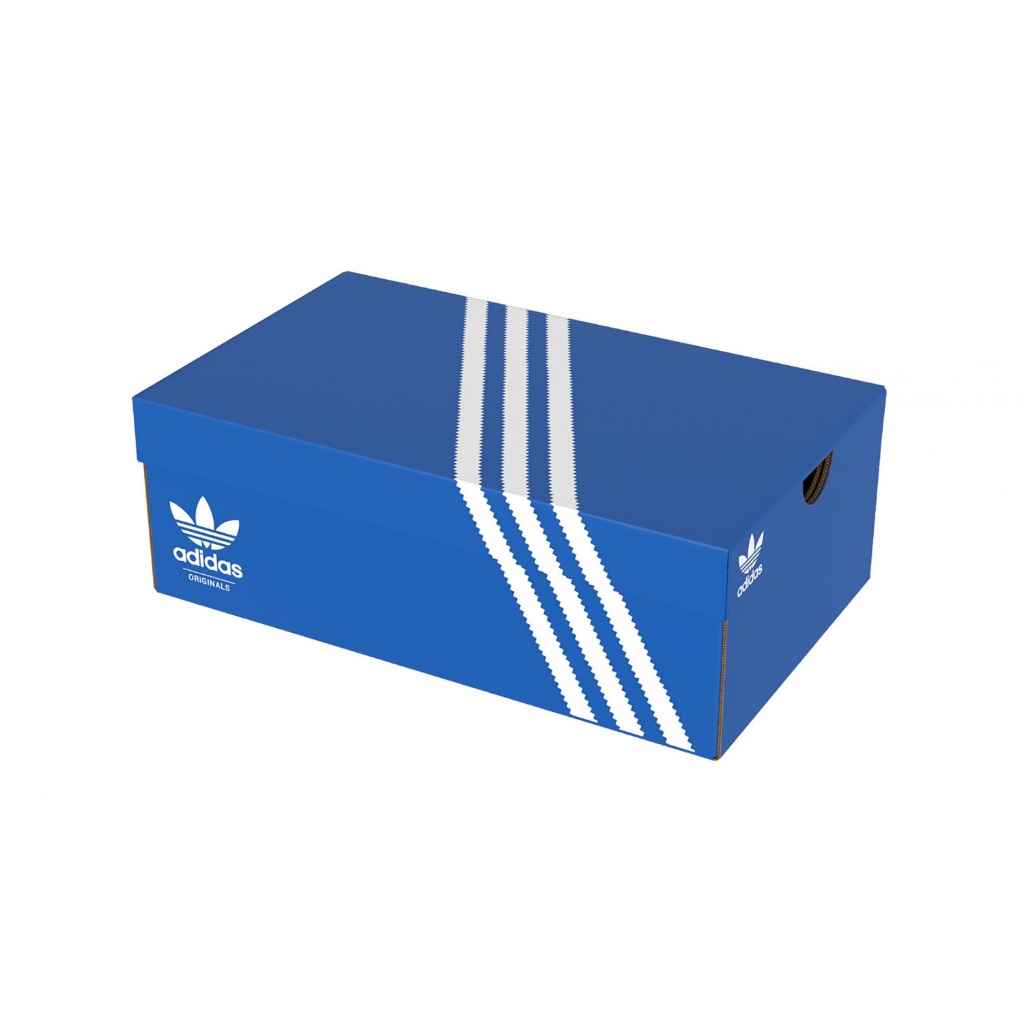 

KARDUS/BOX/DUS SEPATU ADIDAS WARNA BIRU GARIS TIGA MURAH