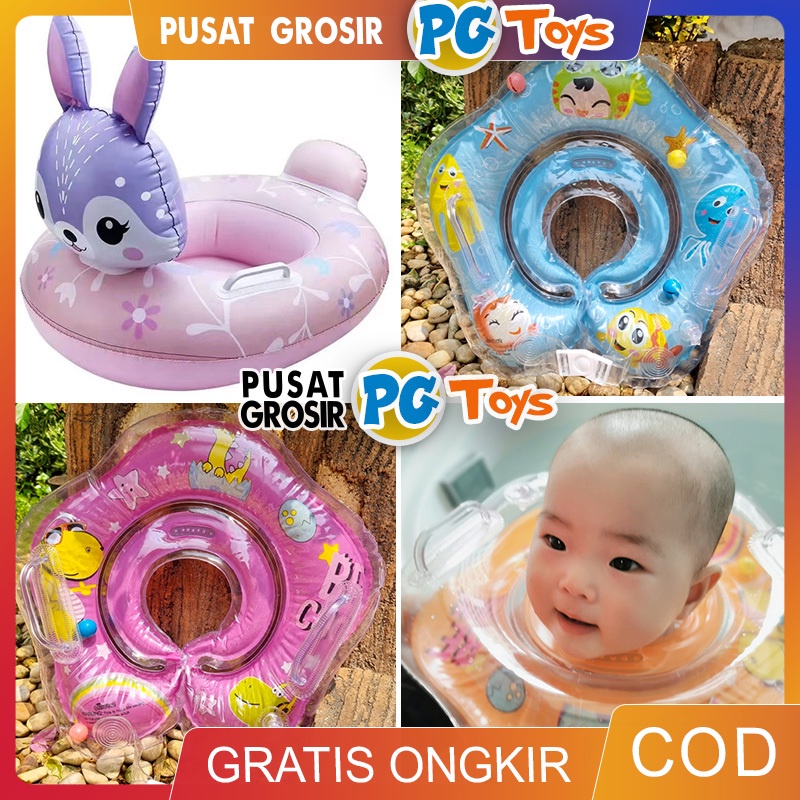 PGTOYS - Mainan Pelampung Ban Renang Leher Baby / Neck Ring Pelampung Bayi 6bulan - 1tahun / Ban Ren
