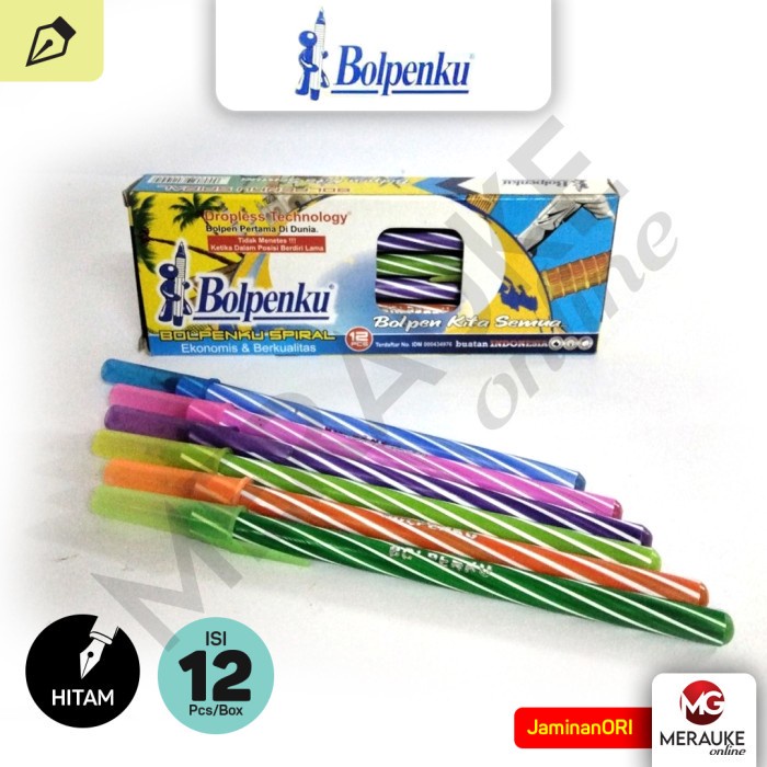 

Ballpoint Lilin Bolpenku Spiral Isi 12