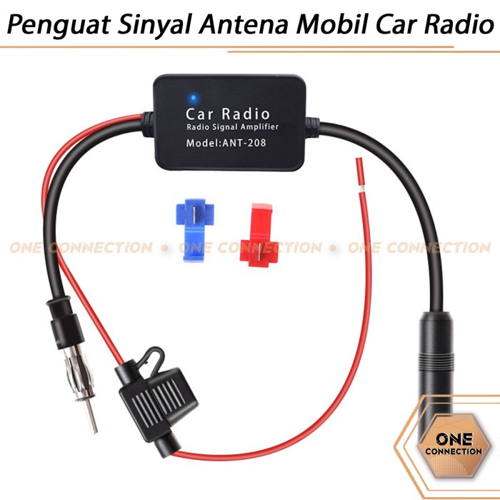 Signal Booster Radio FM Penguat Sinyal Antena Mobil Car Radio Aerials