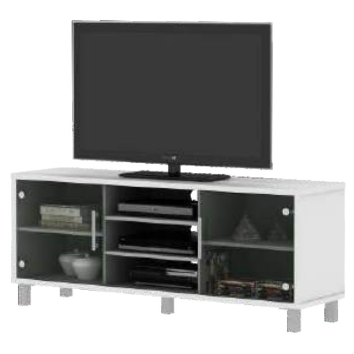 Meja TV Putih Glossy Madrid 150