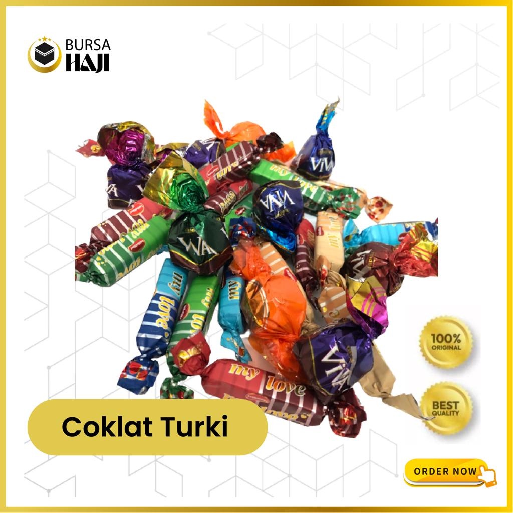 

Cemilan Coklat Cokelat Turki Turkey Arab Bukan Truffle 1kg Oleh Oleh Haji dan Umroh