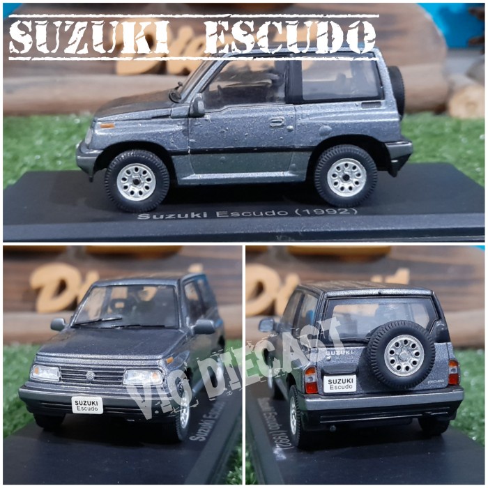 Toy Suzuki Escudo Vitara Scala 1:43 Miniature Pajangan Dashboard Koleksi Hobby Kolektor Diecast Main
