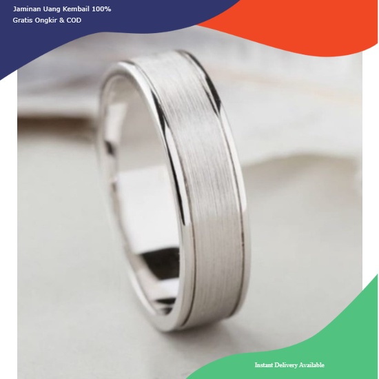 cincin nikah palladium pria - cincin nikah pria bahan palladium