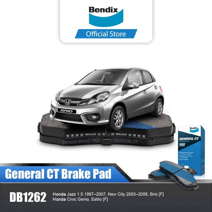 Bendix Kampas Rem Depan Mobil Honda Brio - DB1262GCT