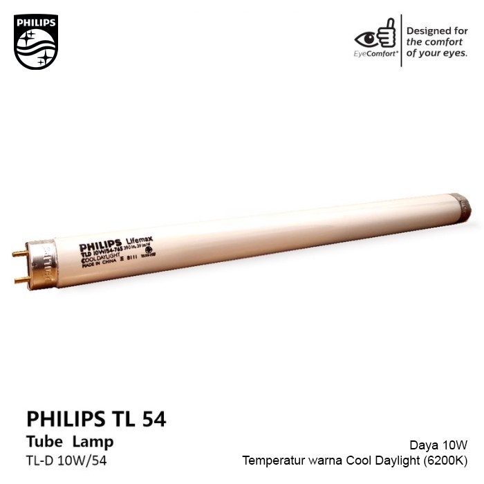 PHILIPS Lampu TL D 10W 54 765