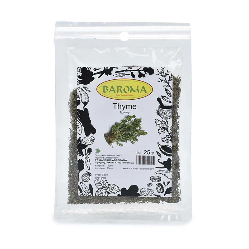 

Baroma Thyme Bumbu Masak [25 g] Refill