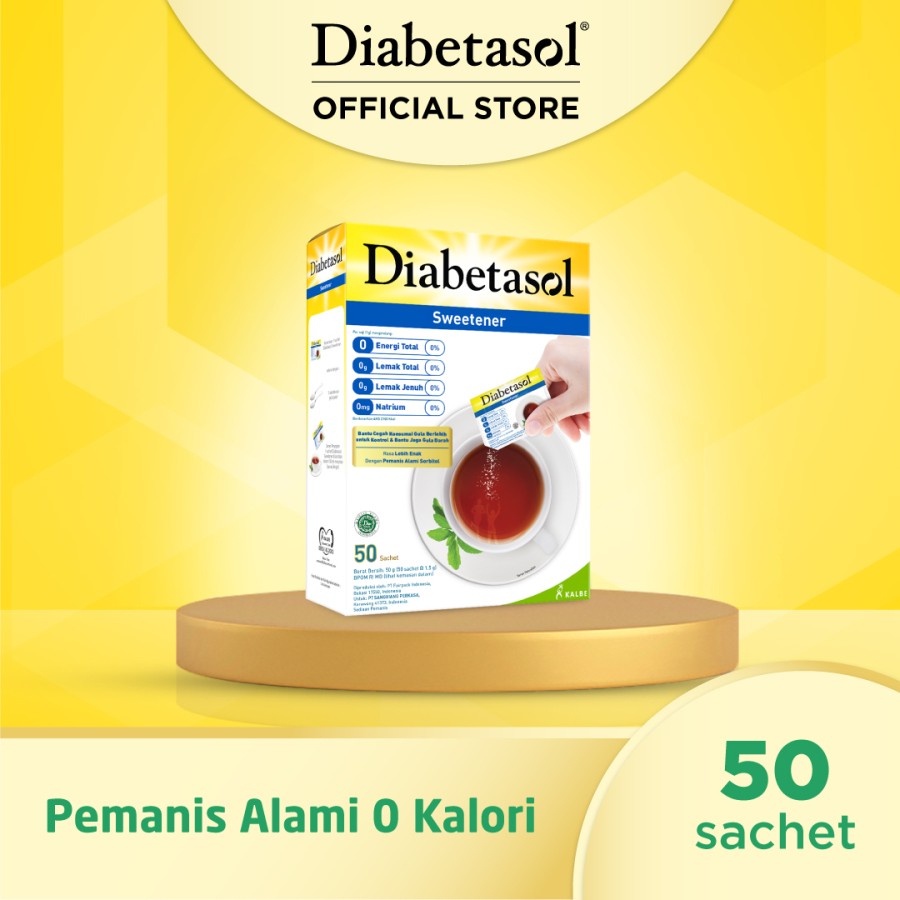 

Diabetasol Sweetener No Calories 50x1.5g