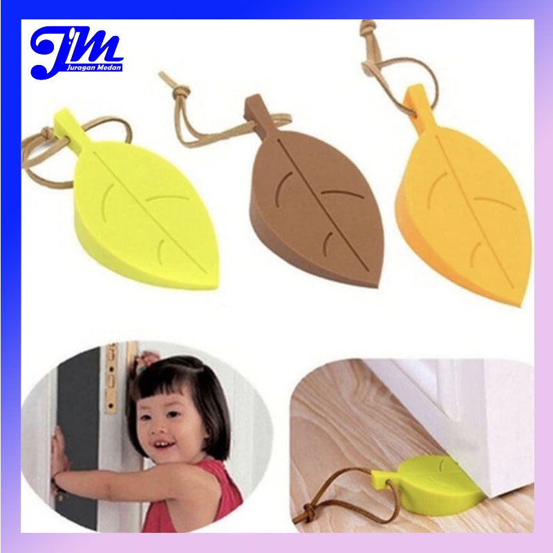 Pengaman Pintu Bentuk Daun Ganjalan Pintu Daun Penahan Pintu Daun Door