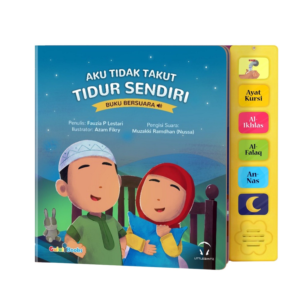 TERMURAH Soundbook Doa Anak Muslim : Aku Tidak Takut Tidur Sendiri Buku Bersuara Gulalibooks Nusa Ra