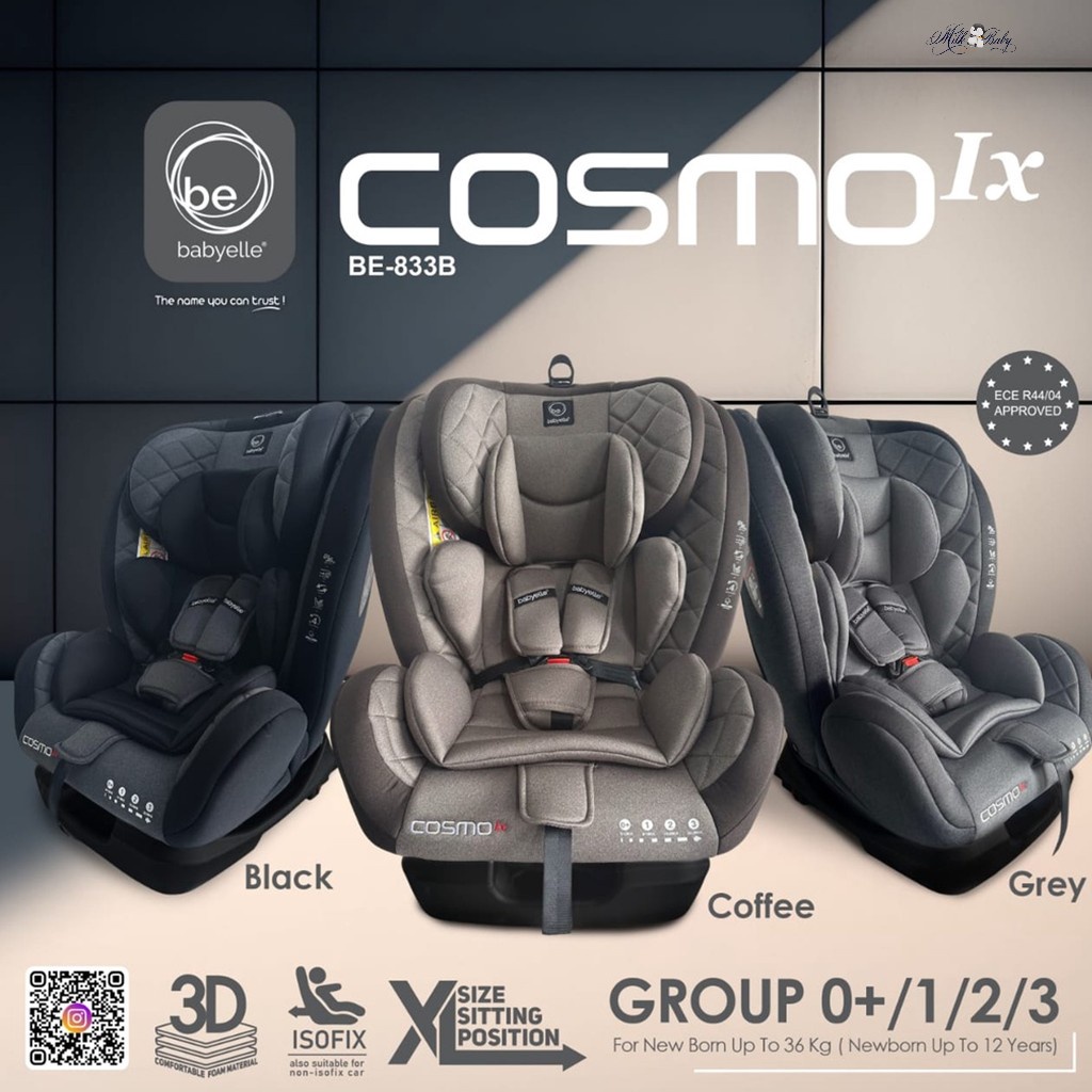 BabyElle BE-833B Cosmo Ix Car Seat / Kursi Mobil Bayi