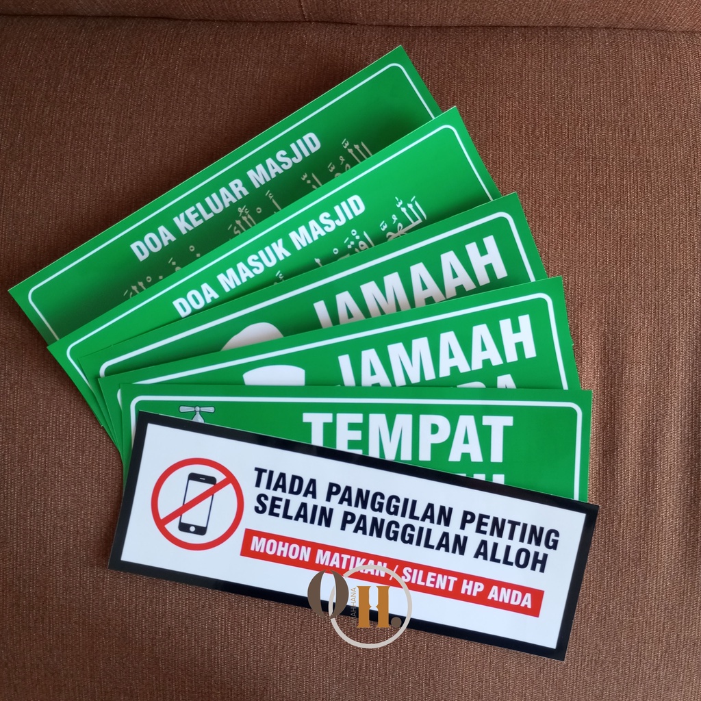

Paket Stiker Fasilitas Tempat Ibadah - Stiker Fasilitas Umum