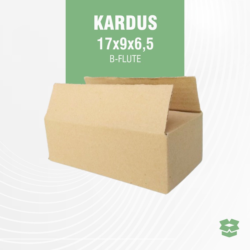

KARDUS 17x9x6,5 BOX KARTON B-FLUTE POLOS PACKING OLSHOP