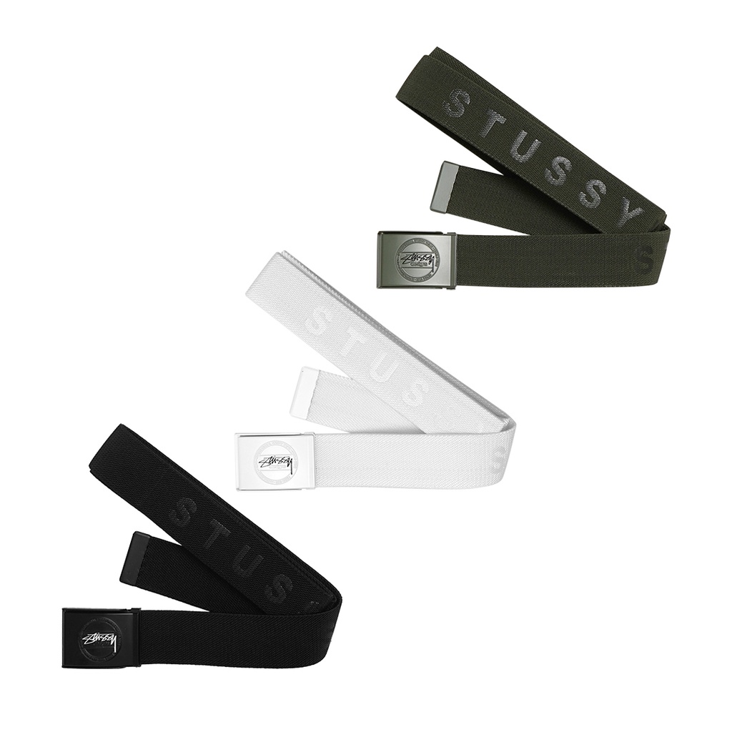 Stussy Design Buckle Webbed Belt