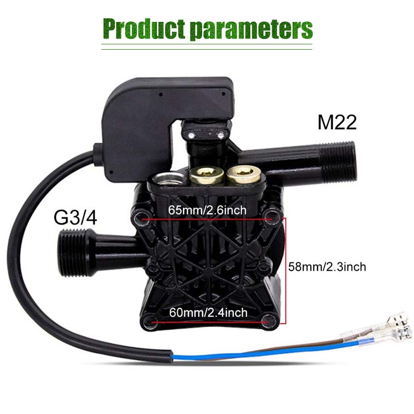 Body Head Pump Kepala Jet pump cleaner Casing Set Switch Otomatis Piston Jet Cleaner Kepala Pompa