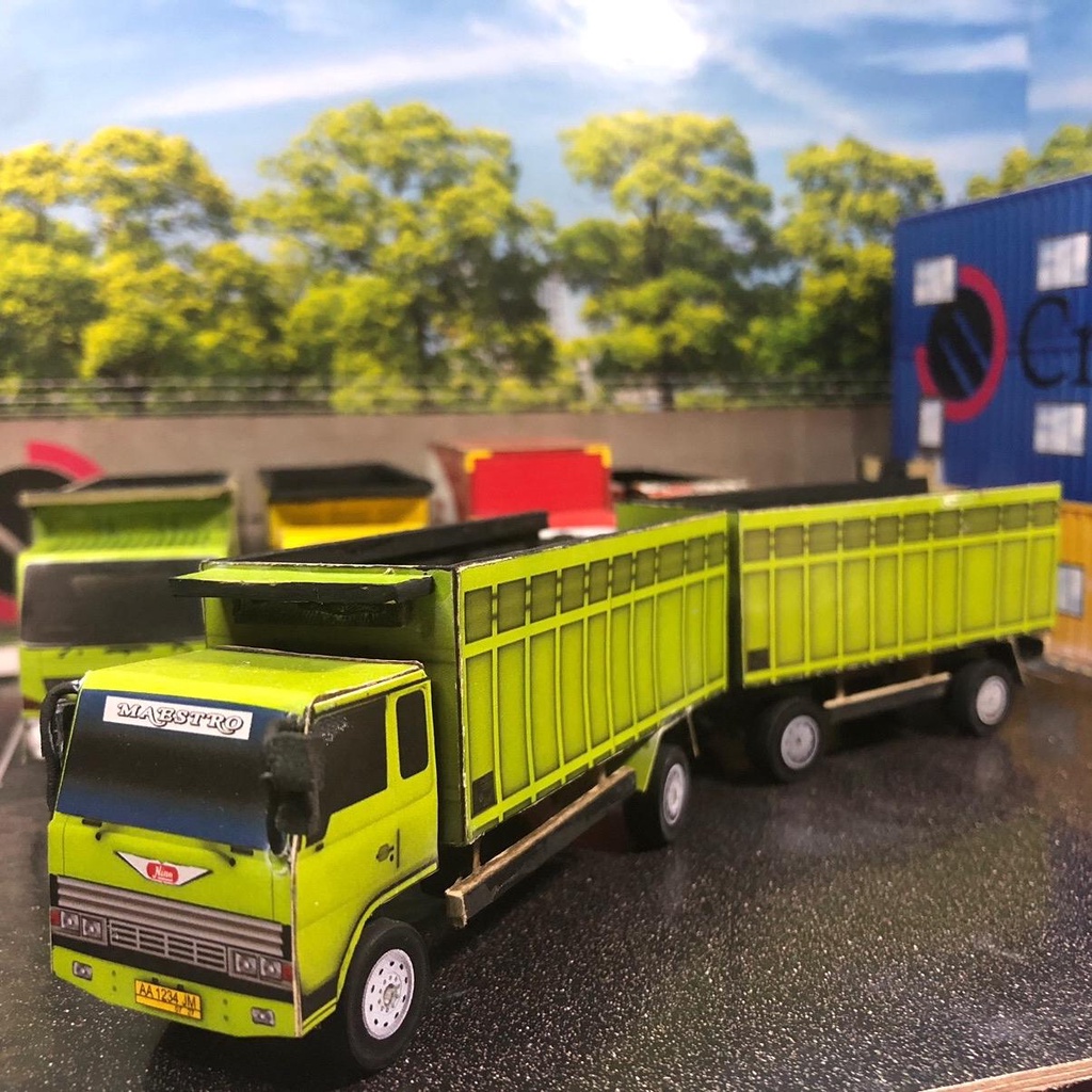 Miniatur Truk Gandeng Hino Ranger