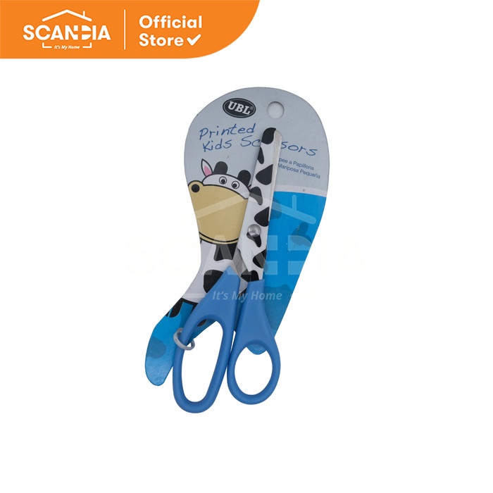 

SCANDIA Gunting Kecil Kids Printed Animal Scissors Cow (SG0142)