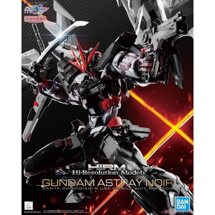 Bandai HIRM Hi Res High Resolution Gundam Astray Noir