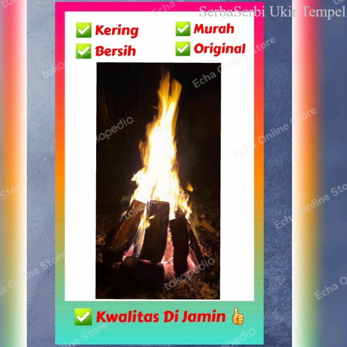 kayu bakar api unggun Termurah