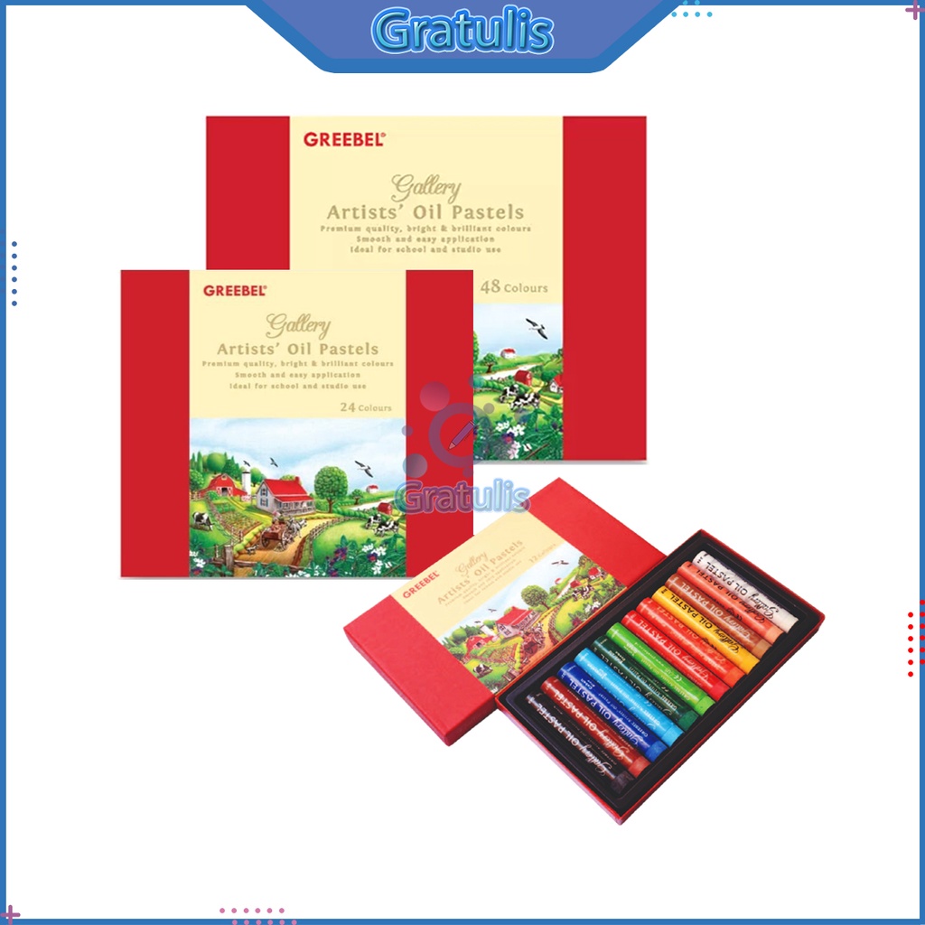 

KRAYON GREEBEL ARTIST' 12 24 48 WARNA LENGKAP / ALAT MENGGAMBAR MELUKIS INDAH 1 SET / TIDAK BERDEBU / TIDAK BERACUN