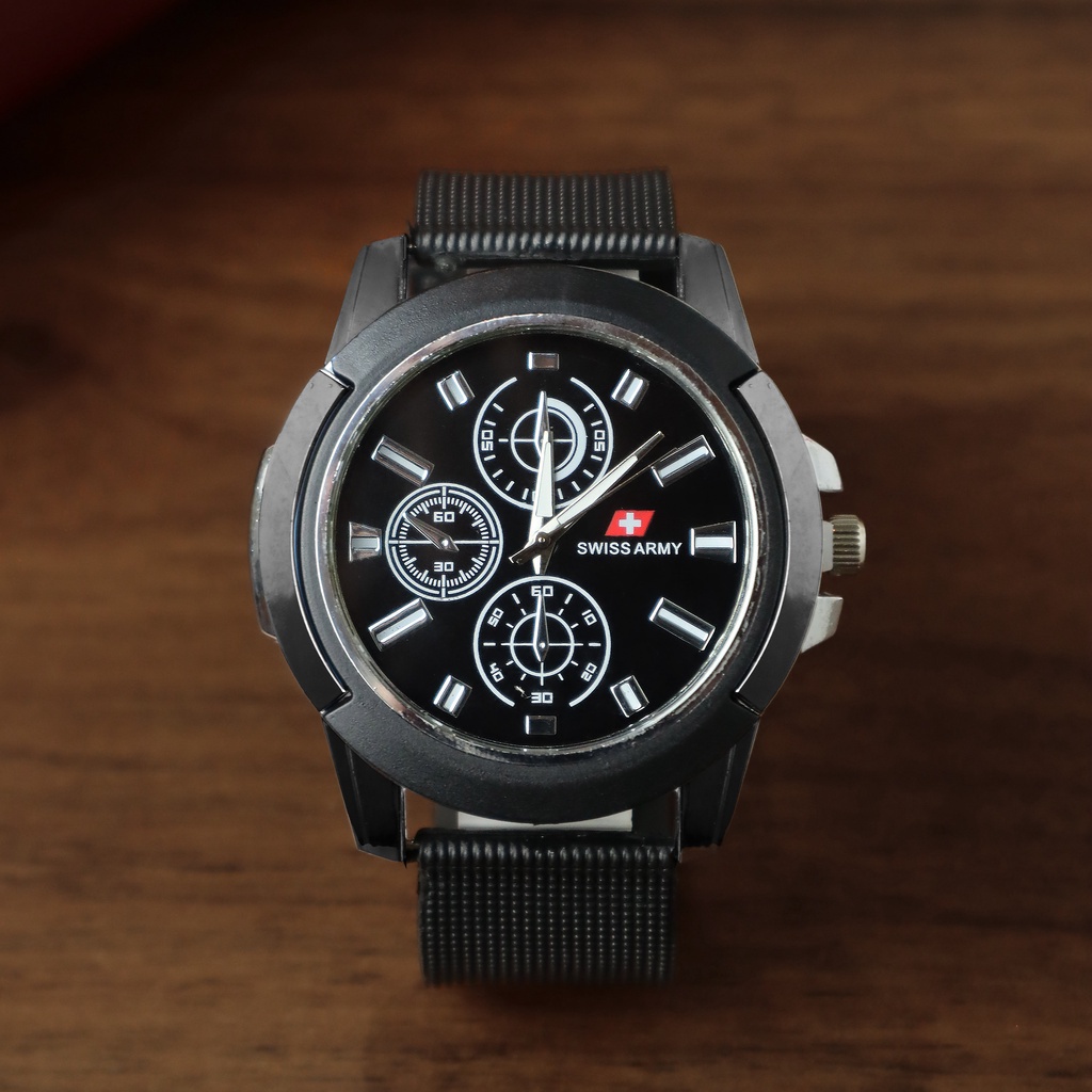 Jam Tangan Pria Strap Karet Analog