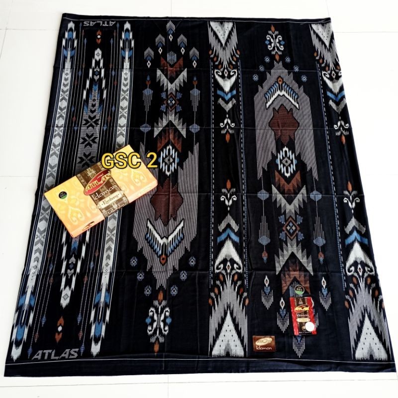 NEW DEALS SARUNG ATLAS MOTIF BHS IDAMAN KEMBANG 555 / ATLAS IDAMAN HARMONI /SARUNG ATLAS MURAH