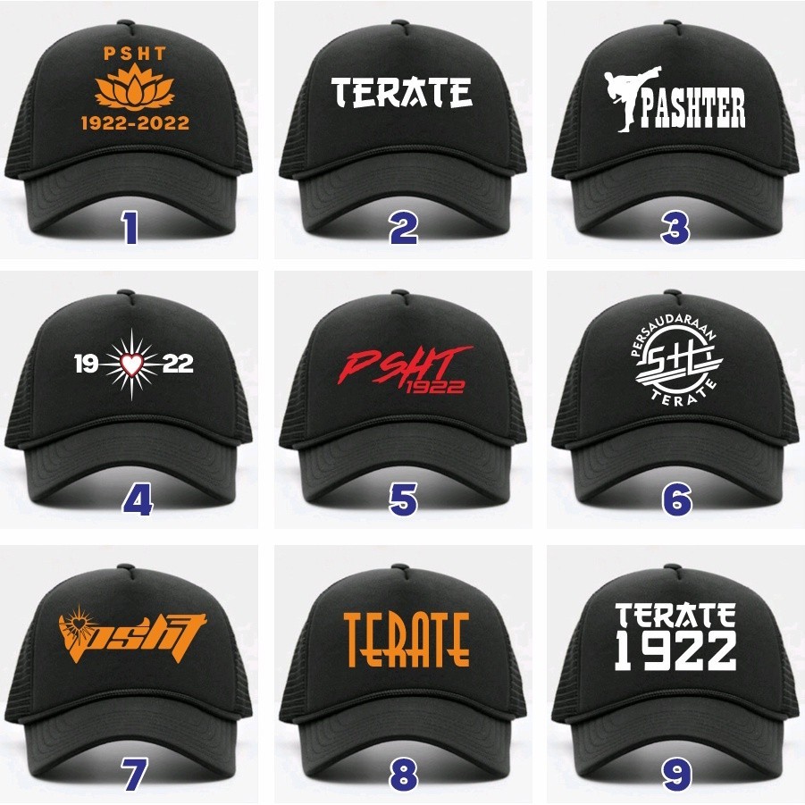 Topi PSHT Topi Sh Terate Bisa Costum