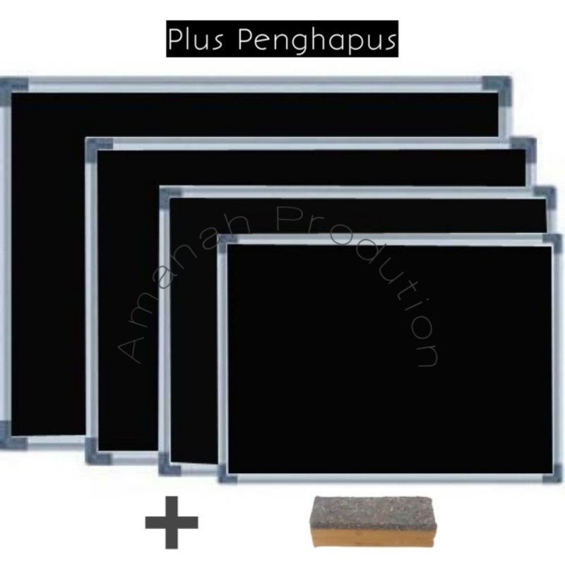 

Blackboard 40x60 50x70 60x80 plus penghapus / Jati Belanda / Blackboard