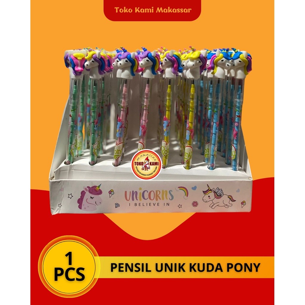 

Pensil Unik Isi Ulang Kuda Pony Lucu