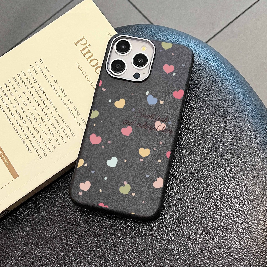 Heart Orange Protective Casing For Infinix Hot 20S 30i/40 Pro/9 10 11 12 play/Note 30 40 Pro 4G/12 G