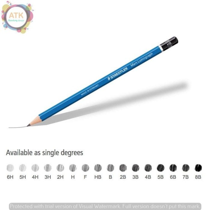 

Pensil 2B Staedler Mars Lumograph Pensil Ujian
