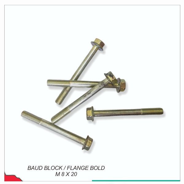 Baud Block / Flange Bold M 8 X 20
