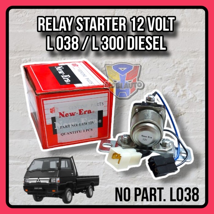 Relay Starter Stater 12 Volt Mobil L 038 / L300 / L 300 Diesel