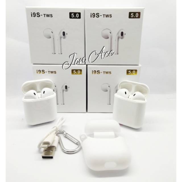 Earphone Bluetooth Original Headset i9s TWS wirelles sport handfree