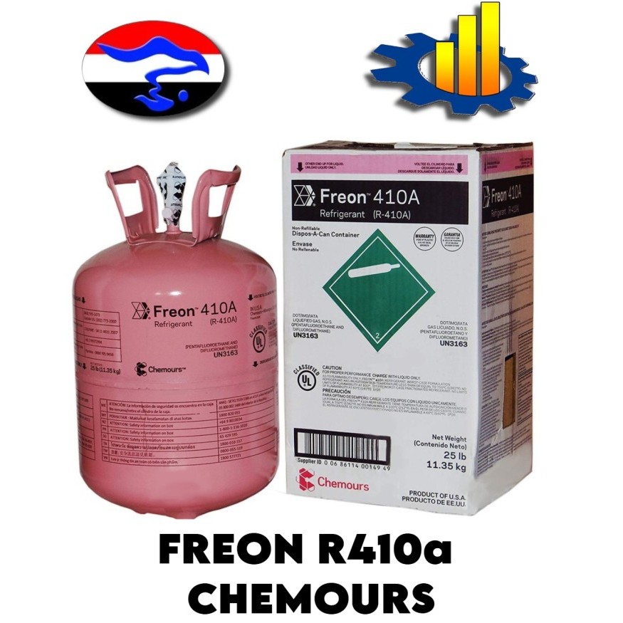 FREON R410A CHEMOURS SHANGHAI ISIAN 11,35KG (1 TABUNG)