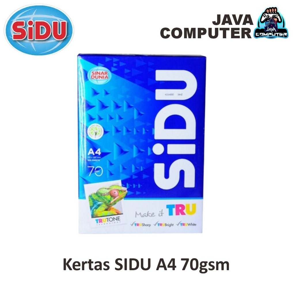 Kertas SIDU A4 70gsm Kertas HVS