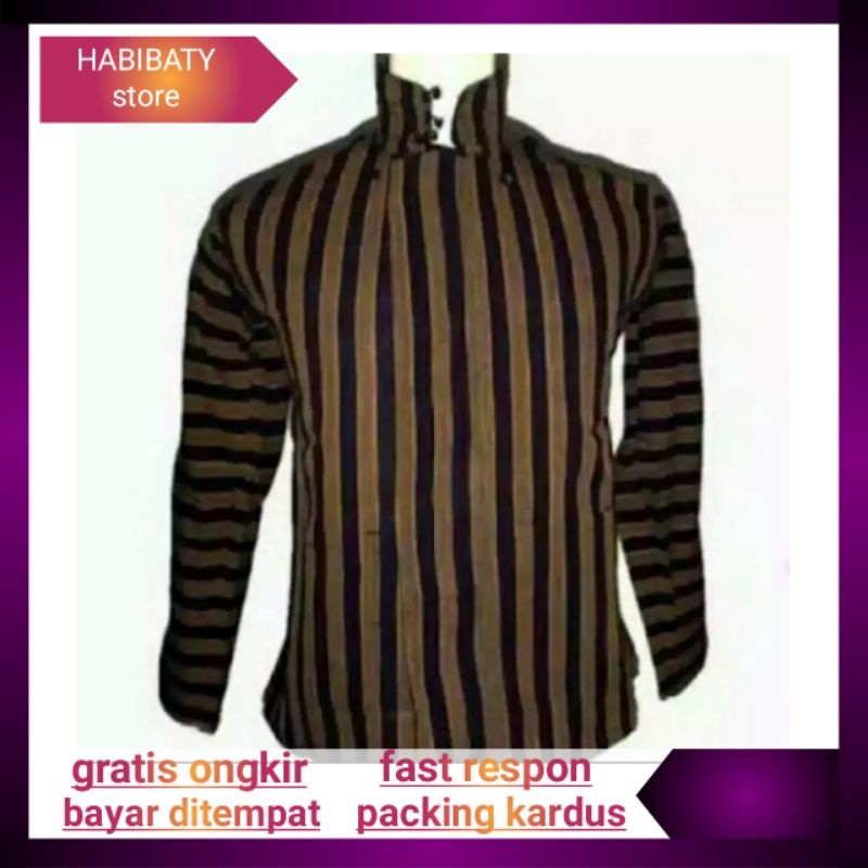 BAJU SURJAN JA baju lurik baju sunan Kalijaga promo murah Lurik