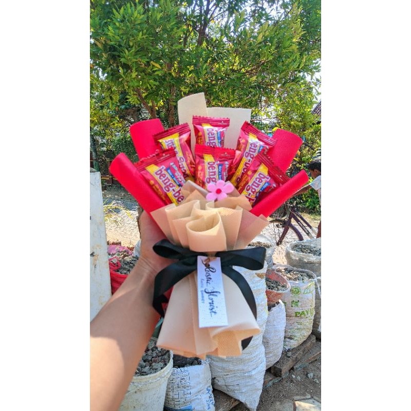 

Termurah Buket snack beng beng/ buket hadiah / buket snack/hadiah ulang tahun/