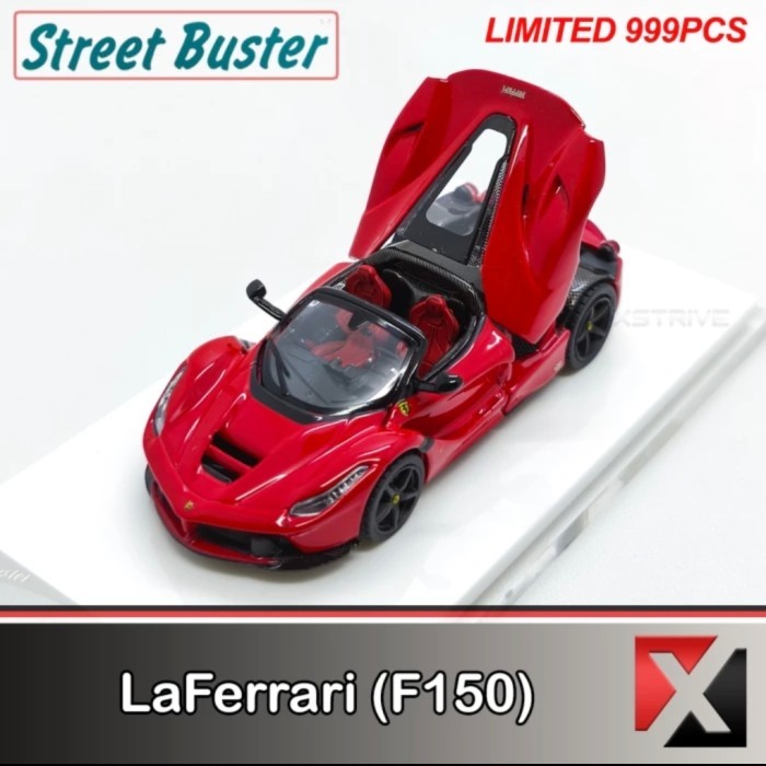 1/64 diecast street buster ferrari la ferrari openable back
