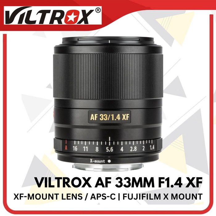 Viltrox AF 33mm F1.4 XF for FUJIFILM X Mount Viltrox AF 33 mm F/1.4 XF